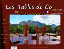 Tablet Screenshot of lestablesdeco.fr